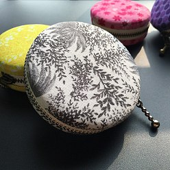 Gray DIY Macaron Coin Purse Kits, Including Aluminium Macaron Bag Button, Zipper, Cloth, Needle & Thread, Gray, Finish Product: 6.2cm