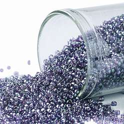 (206) Gold Luster Hydrangea Тохо 15/0 круглые бусины, японский бисер, (206) гортензия с золотым блеском, 1.5 мм, отверстие : 0.7 мм, Около 3000 шт / 10 г