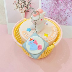 Светло-Голубой Линейка из пластика и ПВХ, метрическая и имперская мягкая рулетка, для тела, шитье, портной, одежда, Небесно-голубой, 11.8 см