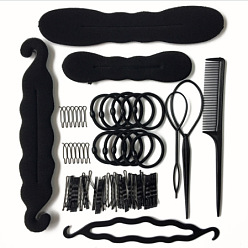 79-piece set 79 набор для изготовления пучков для волос со шпильками и инструментами для укладки причесок с цветочными бутонами — профессиональный набор аксессуаров для волос