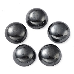 Non-magnetic Hematite Non-magnetic Synthetic Hematite Stone Cabochons, Half Round/Dome, 12x5.5mm