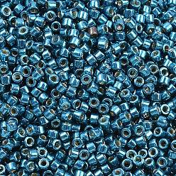 (DB2515)Duracoat Galvanized Poseidon Blue Бусины miyuki delica, цилиндр, японский бисер, 11/0, (db2515)duracoat оцинкованный посейдон синий, 1.3x1.6 мм, отверстие : 0.8 мм, около 10000 шт / упаковка, 50 г / мешок