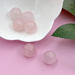 Rose Quartz Natural Rose Quartz Healing Round Stones, Pocket Palm Stones for Reiki Ealancing, 16mm