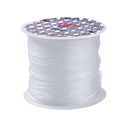 Clear Nylon Wire, Fishing Line, Invisible Hanging Wire, for Beading, Hanging Decoration, Clear, 0.8mm, about 8.74 yards(8m)/roll