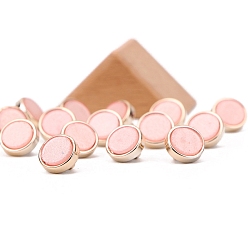 Pink Resin Shank Buttons, Acrylic Shank Buttons, Pink, 10~20mm