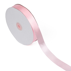 Pearl Pink Single Face Solid Color Satin Ribbon, for Making Crafts, Sewing, Party Wedding Decoration, Pearl Pink, 1-1/2 inch(38~40mm), 100yards/roll(91.44m/roll)