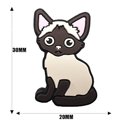 Папайя Оранжевый Экологичные силиконовые фокусные бусины в форме собаки, пищевые, экологически чистые, papayawhip, 30x20 мм