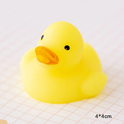 Duck TPR Stress Toy, Funny Fidget Sensory Toy, for Stress Anxiety Relief, Animal, Duck Pattern, 40x40mm