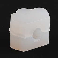 Белый Наборы силиконовых форм для чайников своими руками, формы для литья смолы, для diy уф смолы, изготовление изделий из эпоксидной смолы, белые, 20x28x19.5 мм