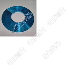 Deep Sky Blue BENECREAT Aluminum Wire, Flat Craft Wire, Bezel Strip Wire for Cabochons Jewelry Making, Deep Sky Blue, 5x1mm, about 10m/roll