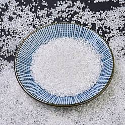 (DB0052) Хрустальный AB с Подкладкой Бледно-персикового Цвета Бусины miyuki delica, цилиндр, японский бисер, 11/0, (дБ 0052) бледно-персиковый, 1.3x1.6 мм, отверстие : 0.8 мм, Около 2000 шт / 10 г