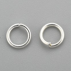 Silver 304 Stainless Steel Jump Rings, Open Jump Rings, Silver, 21 Gauge, 4x0.7mm, Inner Diameter: 2.6mm