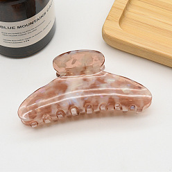 Camel Large Cellulose Acetate(Resin) Hair Claw Clips, Tortoise Shell Non Slip Jaw Clamps for Girl Women, Camel, 110mm