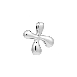 Letter X Латунные подвески, подвески с буквой az~z, Письмо X, 22x18 мм