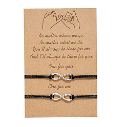 A set of 8-character bracelets Креативный браслет из восковой веревки наручники с надписью «Свобода» для пар и друзей