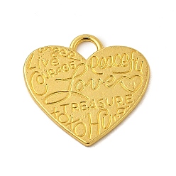 Золотой Подвески из сплава , без кадмия и без свинца, сердце, золотые, 23x24x2 мм, отверстие : 3 мм