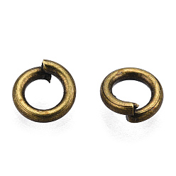 Antique Bronze Brass Jump Rings, Open Jump Rings, Antique Bronze, 20 Gauge, 4x0.8mm, Inner Diameter: 2.4mm, about 11000pcs/500g