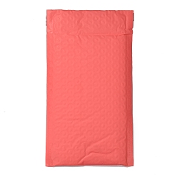 Salmon Matte Film Package Bags, Bubble Mailer, Padded Envelopes, Rectangle, Salmon, 22.2x12.4x0.2cm