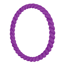 purple Silicone Bracelet Wristband European and American Jewelry Mobile Phone Bracelet Keychain Accessories.