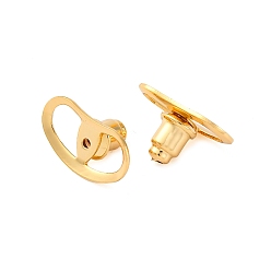 Золотой Ионное покрытие (ip) 304 аксессуары для ушных вкладышей из нержавеющей стали, золотые, 13x7.5x2 мм, отверстие : 0.9 мм