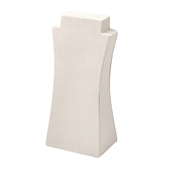 Гейнсборо Витрины для ожерелий из бархата в форме человеческого тела, светло-серые, 12x8x27 см