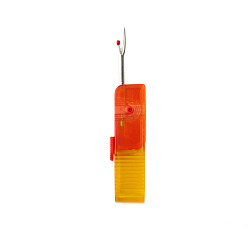 Оранжево-Красный Вспарыватели стальных швов с пластиковой ручкой, швейные инструменты, оранжево-красный, 85x15x8 мм