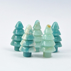 Amazonite() Jade Christmas pine hand-carved crafts decoration gift ornaments