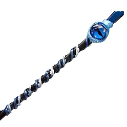 Quartz Natural Quartz Witch Magic Stick, Cosplay Evil Eye Magic Wand, for Witches and Wizards, 350mm
