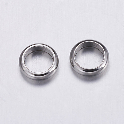 Stainless Steel Color 304 Stainless Steel Beads, Rondelle, Stainless Steel Color, 7x2mm, Hole: 5mm