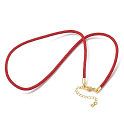 (123L) Белый крем непрозрачный блеск 3 изготовление ожерелий из нейлонового шнура миланского плетения толщиной ☐ мм, с латунными выводами и 304 застежками из лобстера из нержавеющей стали, золотые, стойки покрытие, долговечный, огнеупорный кирпич, 17.83 дюйм (45.3 см)