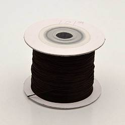 Black Nylon Thread, Black, 0.4mm, about 109.36 yards(100m)/roll