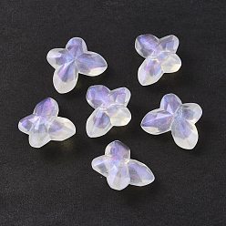Clear Transparent Acrylic Beads, Glitter Powder, Faceted, Butterfly, Clear, 15x19.5x9.5mm, Hole: 1.8mm, about 378pcs/500g