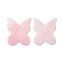 Розовый Кварц Натуральный розовый кварц гуа-ша доски, очищающие массажные инструменты, gua sha лицевые инструменты, бабочка, 80~81x69.5~71x5.5~6 мм