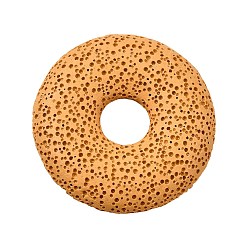 (932FM) Темно-синий аква-матовый с подкладкой Природный диск из вулканического камня большие подвески, окрашенные, темно-золотистые, 48~50x10~11 мм, отверстие : 12~13 мм