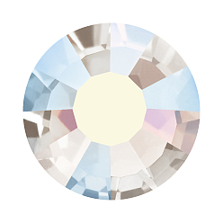 00520 200 Light Gold Quartz AB Камни preciosa® crystal hotfix с плоской основой, чешский хрусталь, круглый(438 11 612 шатон роза вива 12 ®), 00520 200 светло-золотой кварц ab, ss 16 (3.8~4 мм)