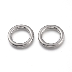 Stainless Steel Color 304 Stainless Steel Linking Rings, Round Ring, Stainless Steel Color, 20x3mm, 14mm inner diameter 