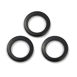 Черный Ионное покрытие (ip) 304 соединительные кольца из нержавеющей стали, кольцо, чёрные, 8x1 мм