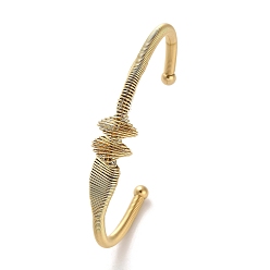 Rhombus Bracelets de manchette en acier inoxydable dorés pour femmes, losange, diamètre intérieur: 304 pouce (2-1/2x2 cm)