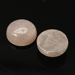 Розовый Кварц Розовый кварц кабошонов, полукруглый, купол, лавандовый румянец, 12x4.5~5.5 мм
