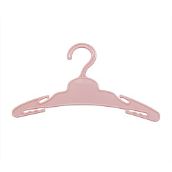 Pink Plastic Doll Clothes Hangers, for 18 Inch Doll Clothing Outfits Hanging, Pink, 105x175mm