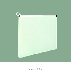 Бледно-Зеленый Пластиковые карманы для документов из пвх, матовые, прямоугольные, 325x250x30 мм