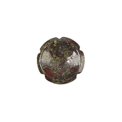 Dragon Blood Flower Natural Dragon Blood Worry Stones, Crystal Healing Stone for Reiki Balancing Meditation, 38x7mm