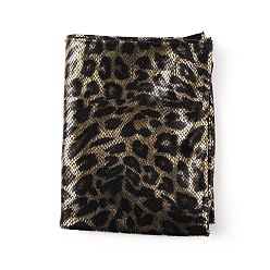 Leopard Leopard Print Polyester Fabric, Garment Accessories, for DIY Crafts, Leopard Pattern, 150x0.02cm