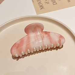 Pink Пластиковые зажимы когтя волос, аксессуары для волос для женщин и девочек, розовые, 105 мм