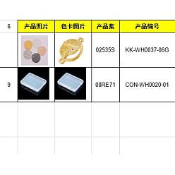 Золотой Гладкие латунные звенья, с 2 отверстием, плоско-круглые, золотые, 20x1 мм, отверстие : 1 мм, 30 шт / коробка