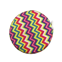 Colorful Plastic Soft Sewing Tape Measure, with Wave Pattern Cloth Cover, for Body, Sewing, Tailor, Clothes, Colorful, 53x12mm, about 150cm/pc