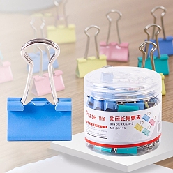 Mixed Color Metal Binder Clip, Paper Clamp, School Office Supplies, Mixed Color, 51mm, 12pcs/box