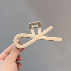 Фора Пластиковые заколки для волос с бантом, аксессуары для волос для женщин и девочек, оранжевые, 110 мм