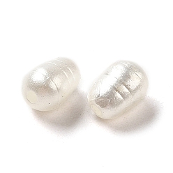 Creamy White ABS Imitation Pearl Acrylic Beads, Teardrop, Creamy White, 4.5x6.5mm, Hole: 1.2mm, about 6250pcs/500g