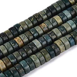 Shoushan Stone Natural Shoushan Stone Beads Strands, Disc, Heishi Beads, 7.5~8.5x3~4mm, Hole: 0.9~1mm, about 106~126pcs/strand, 14.96~15.94 inch(38~40.5cm)